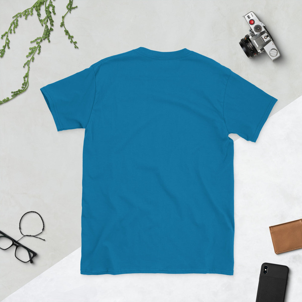 Camiseta de manga corta unisex Bordado Logo AntiInfluenzer