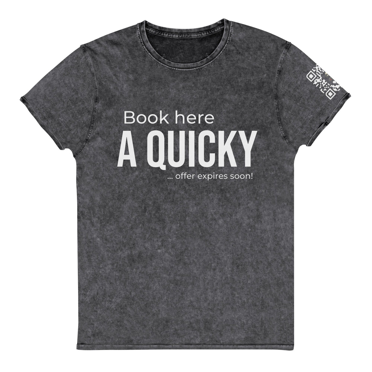 Camiseta vaquera - Book a Quicky - Logo Back