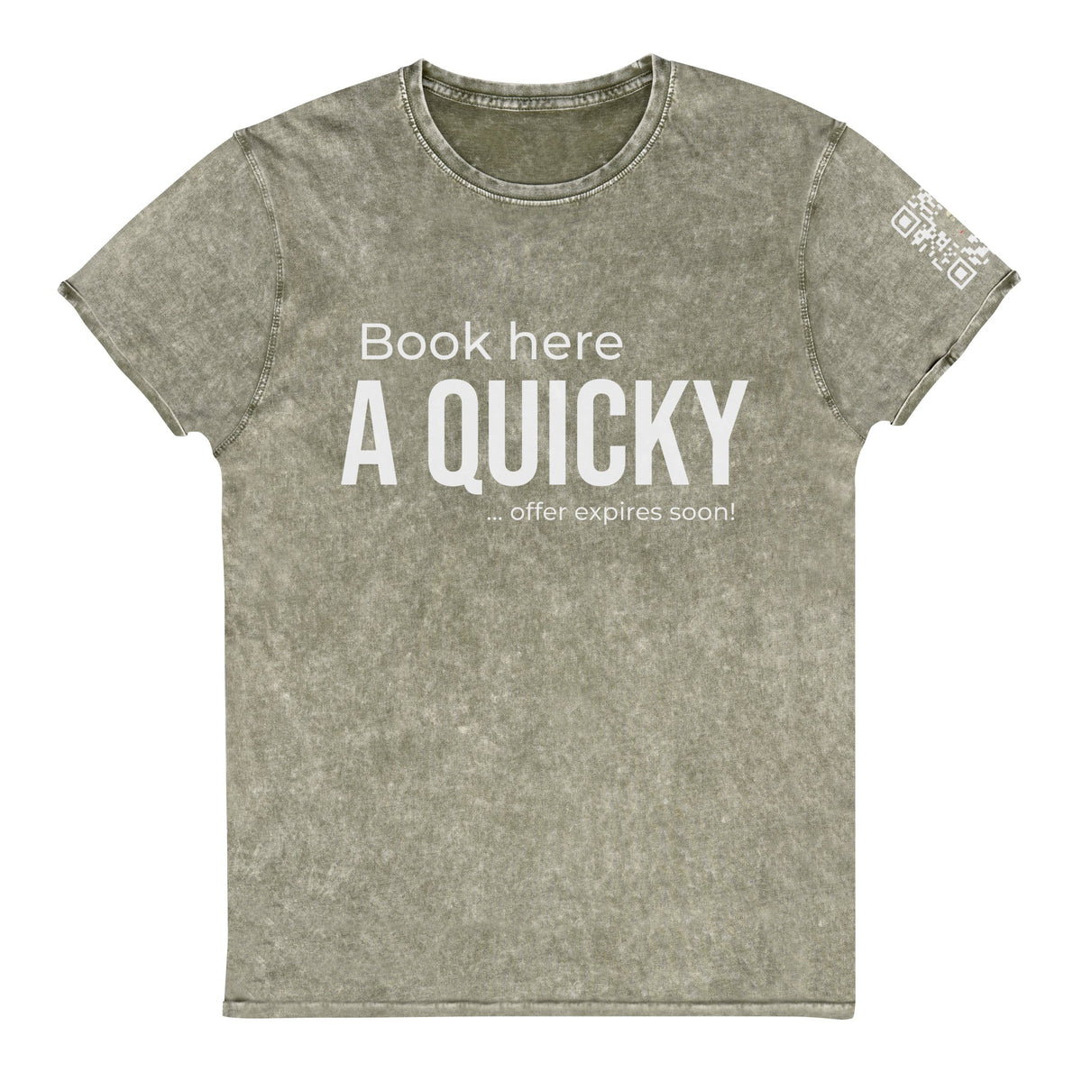 Camiseta vaquera - Book a Quicky - Logo Back