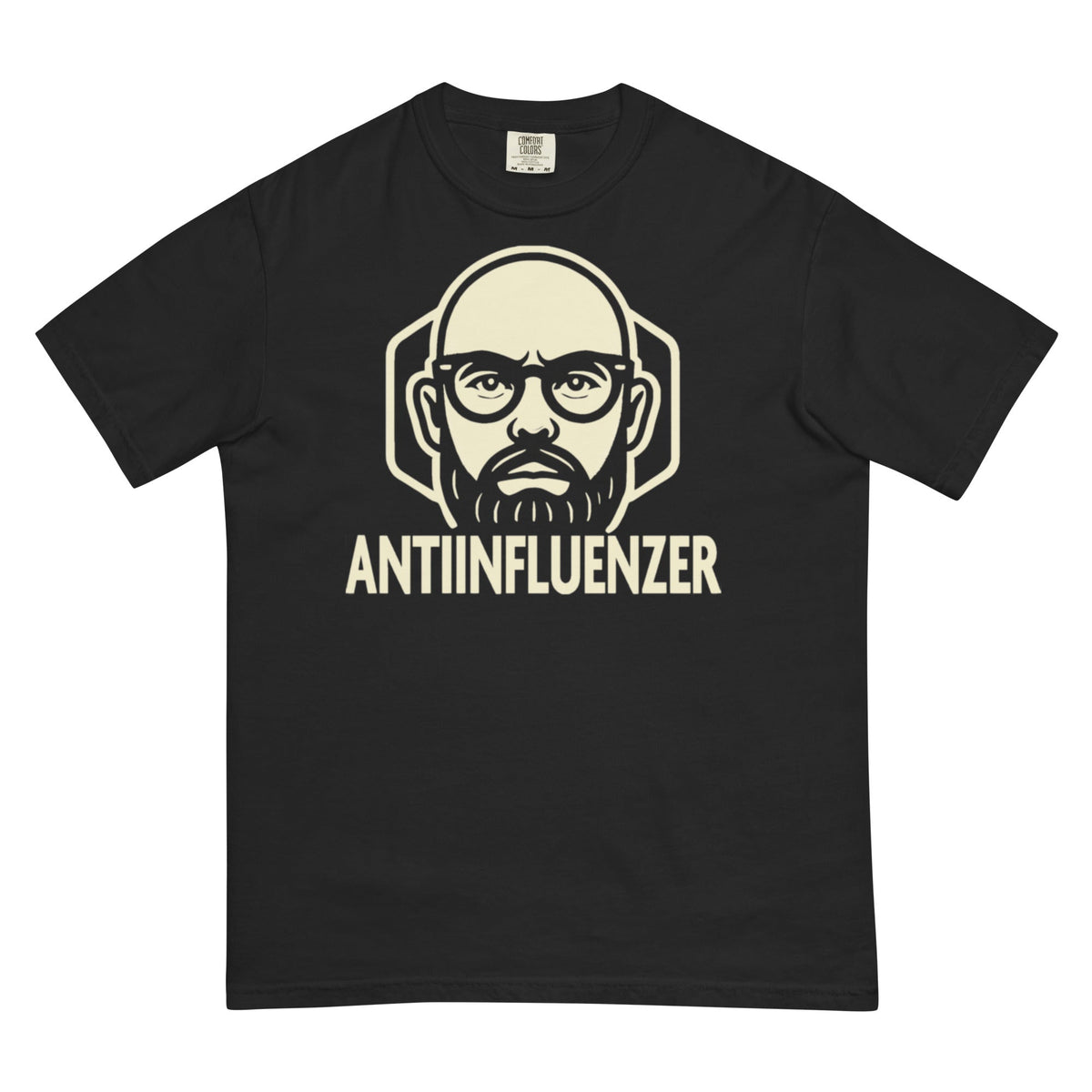 Camiseta gruesa teñida AntiInfluenzer unisex