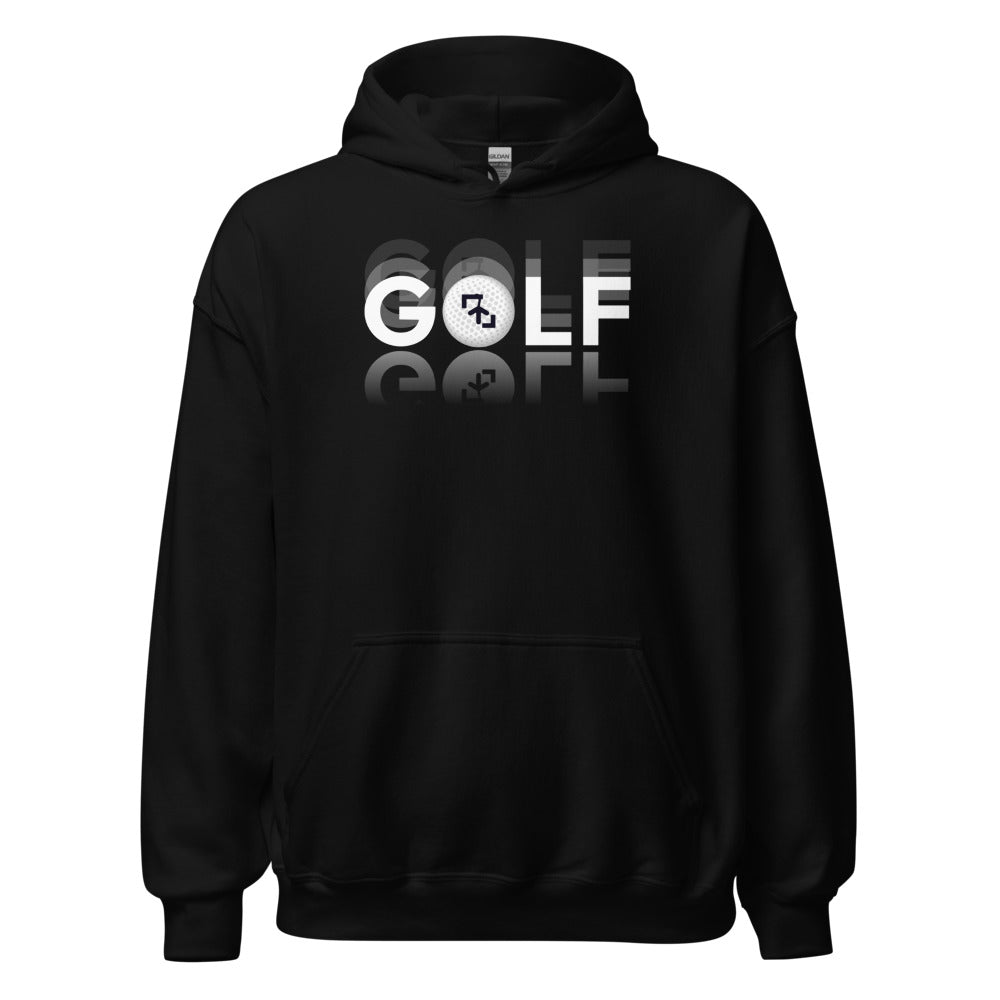 Sudadera Golf Espejo negra blanco