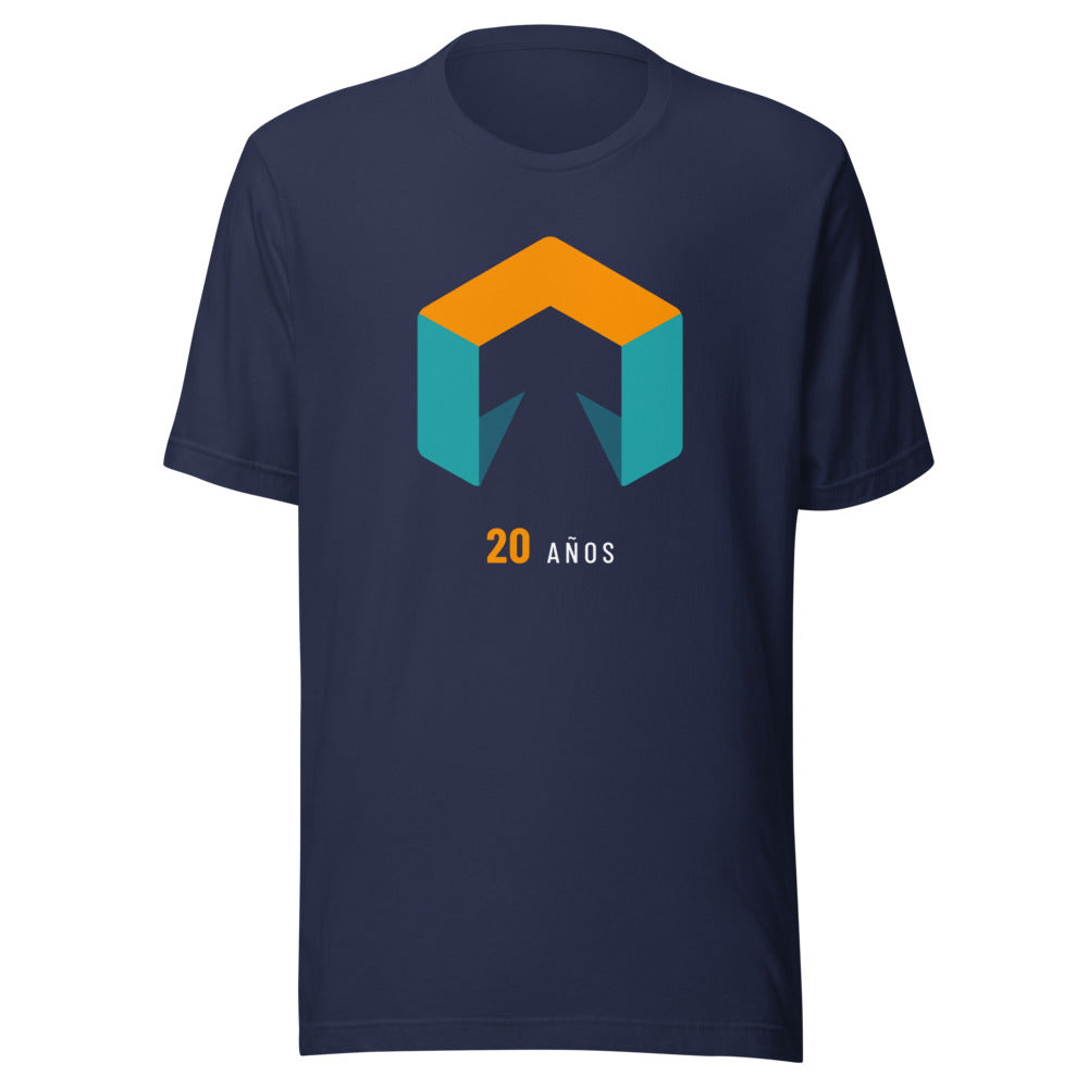 Camiseta TuConsultor 20 Aniversario Isotipo XL · azul marino